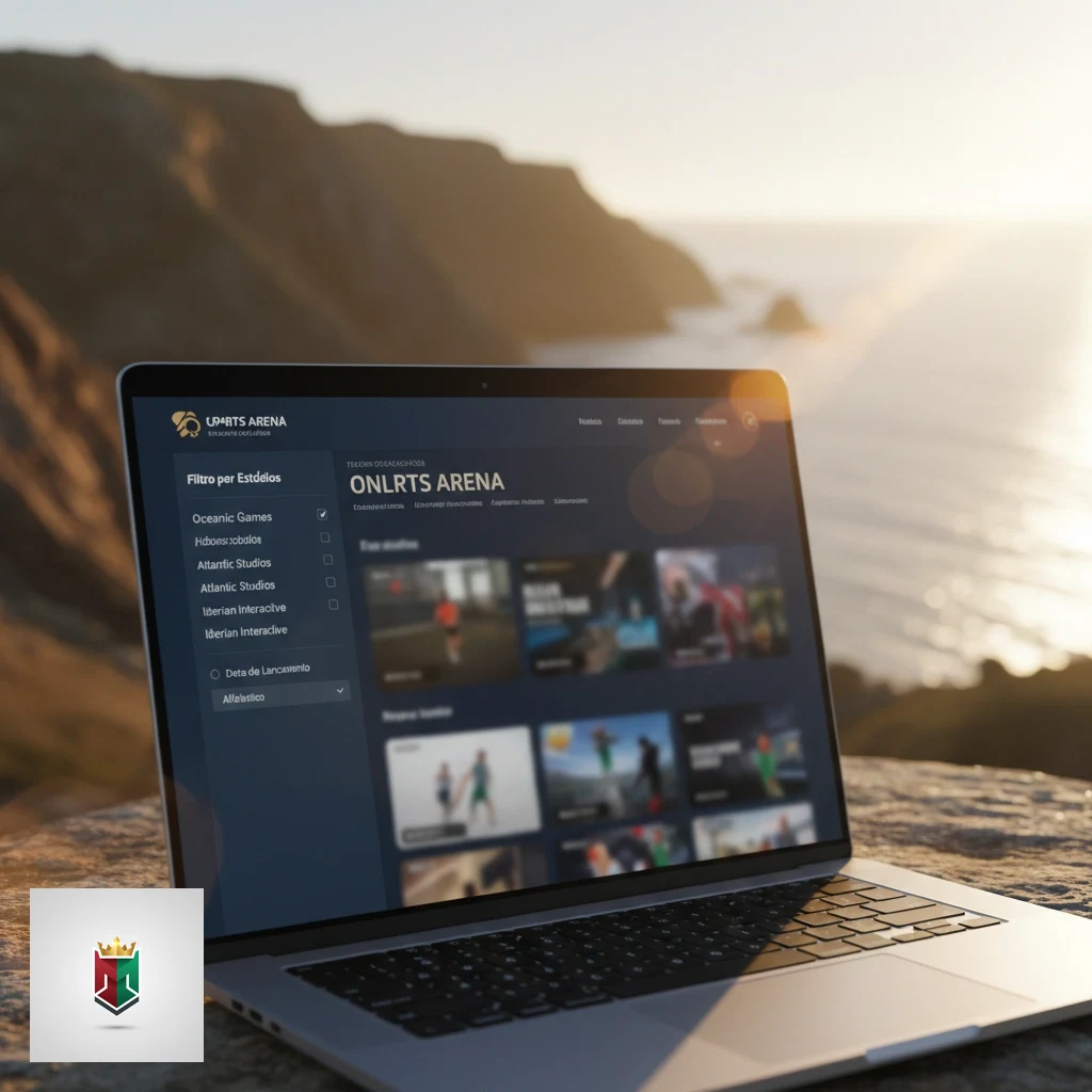 Interface do lobby da TipsAposta com opções de filtragem por estúdio de desenvolvimento.
